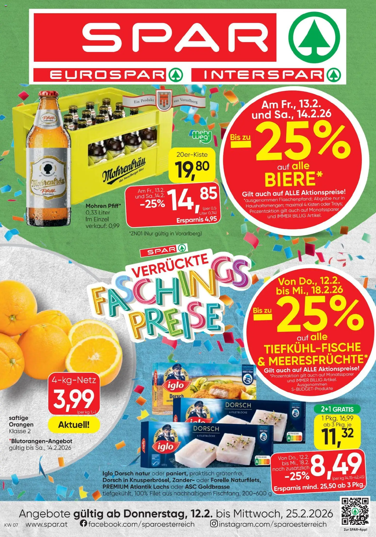 Spar Flugblatt - Seite 1- gültig ab 12.02.2026