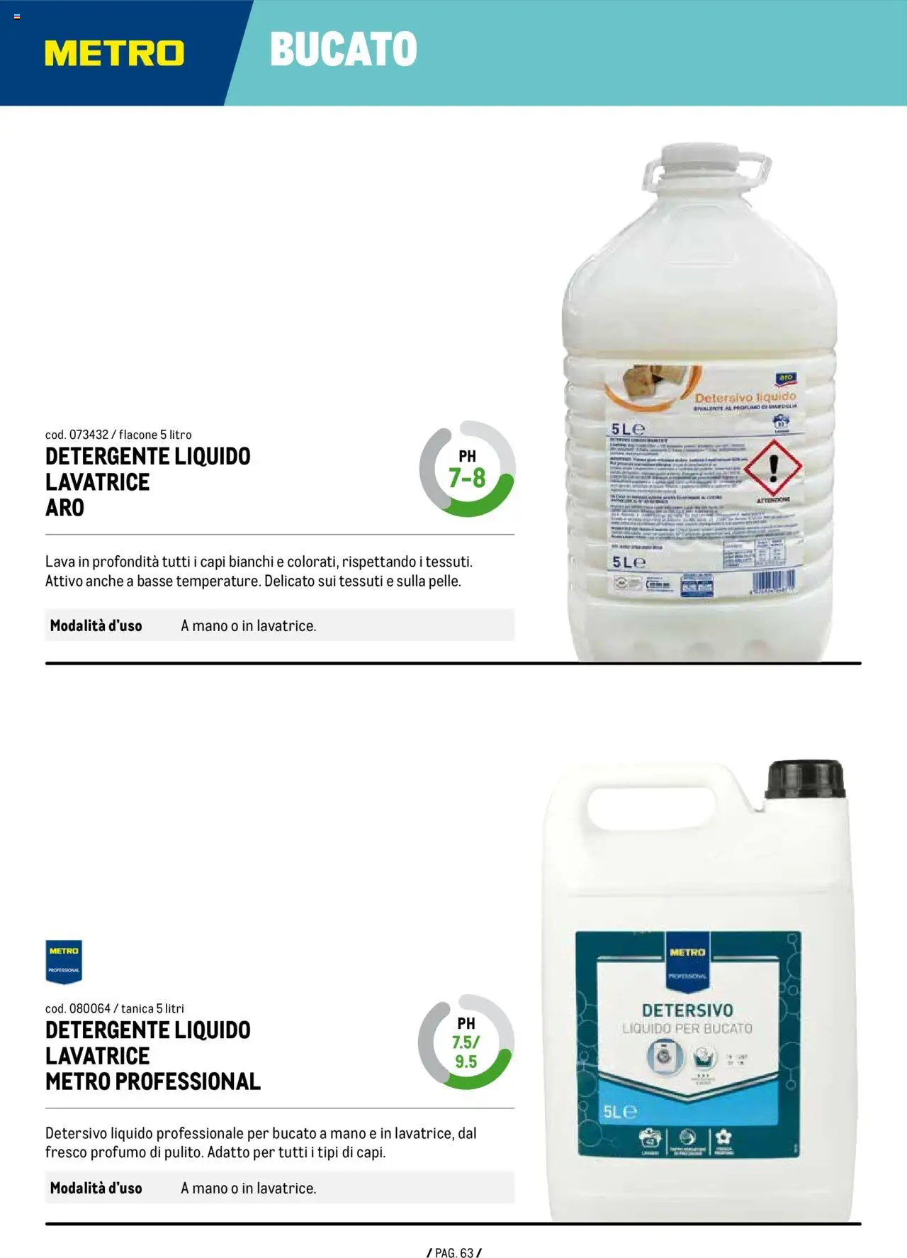 Metro Detergenza Professionale catalogo - pagina 63 - valido dal 11/09/2025