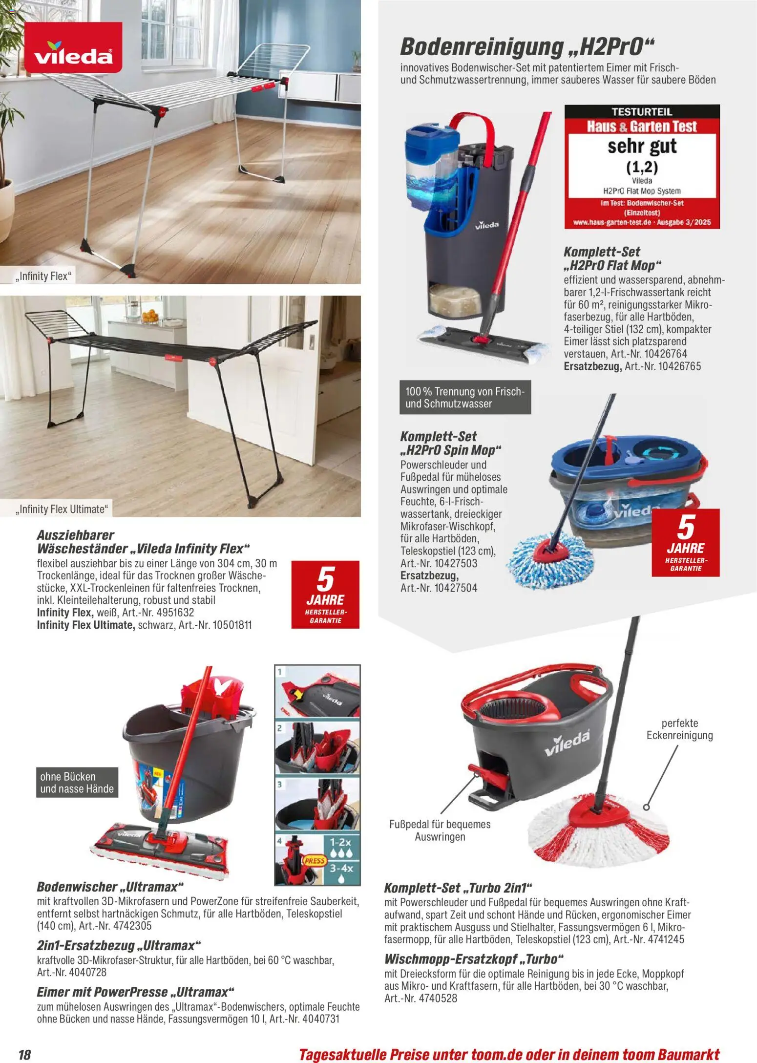 Toom Baumarkt  Wohnen & Haushalt 2026 - Seite 18 - gültig ab 01.01.2026