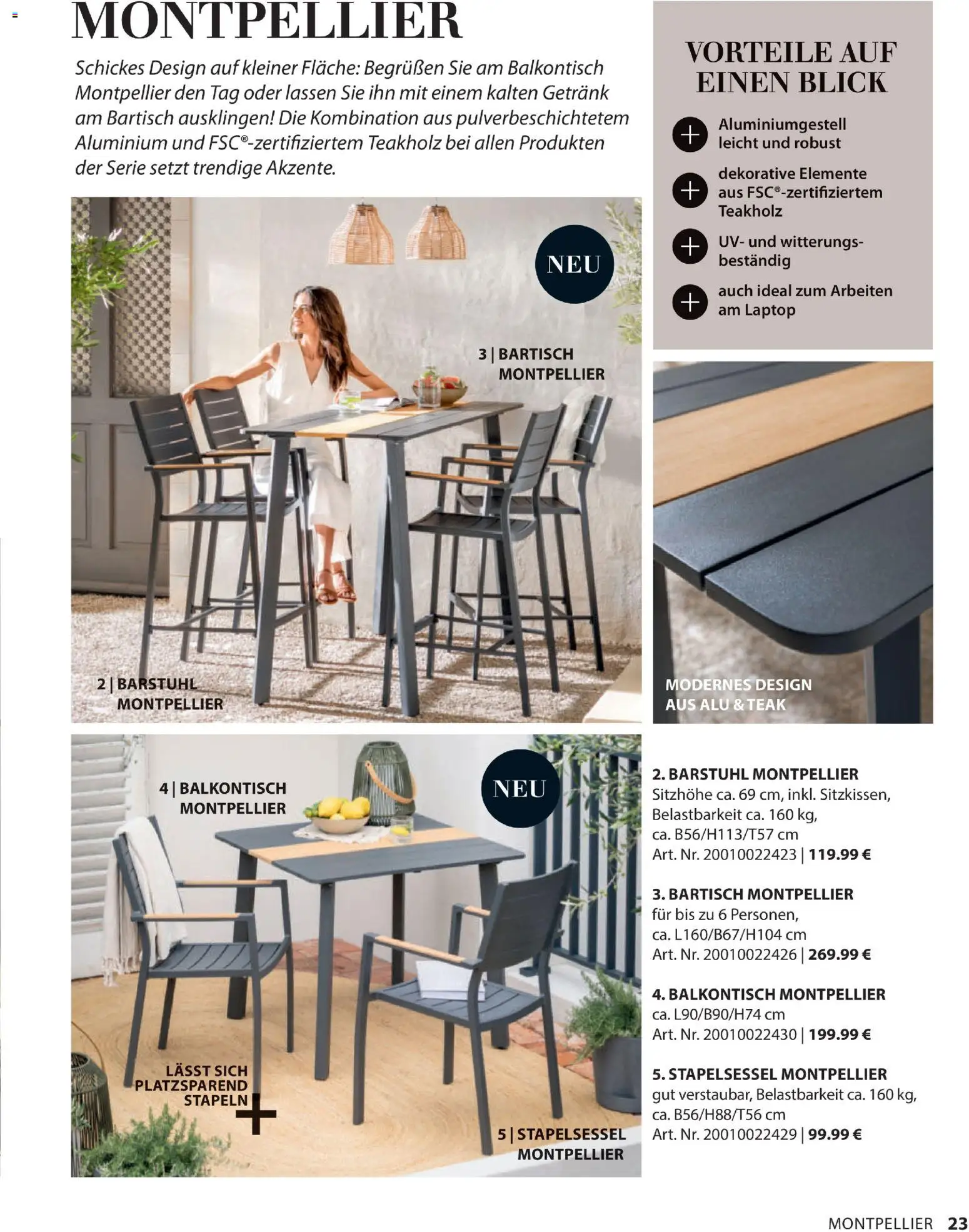 Dehner Gartenmöbel Trends 2026 - page 23- valid from 29.01.2026