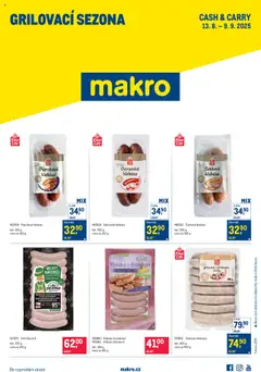 Náhled Makro leták - Grilovací sezona platný od 13.08.2025
