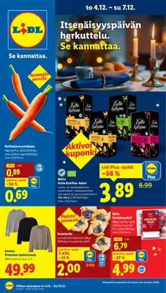 Esikatselu Lidl tarjoukset voimassa alkaen 04/12/2025