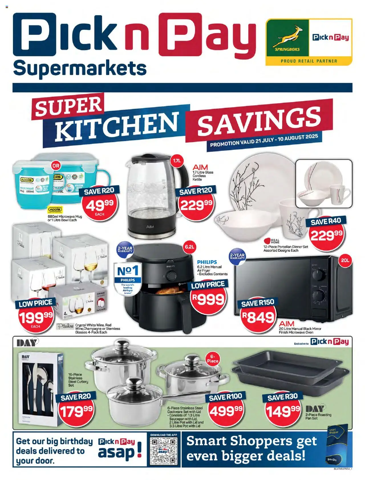 Pick n Pay - Kitchen Specials - page 1- valid from 21/07/2025