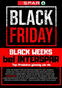 Vorschau Spar - Black Friday gültig ab 06.11.2025