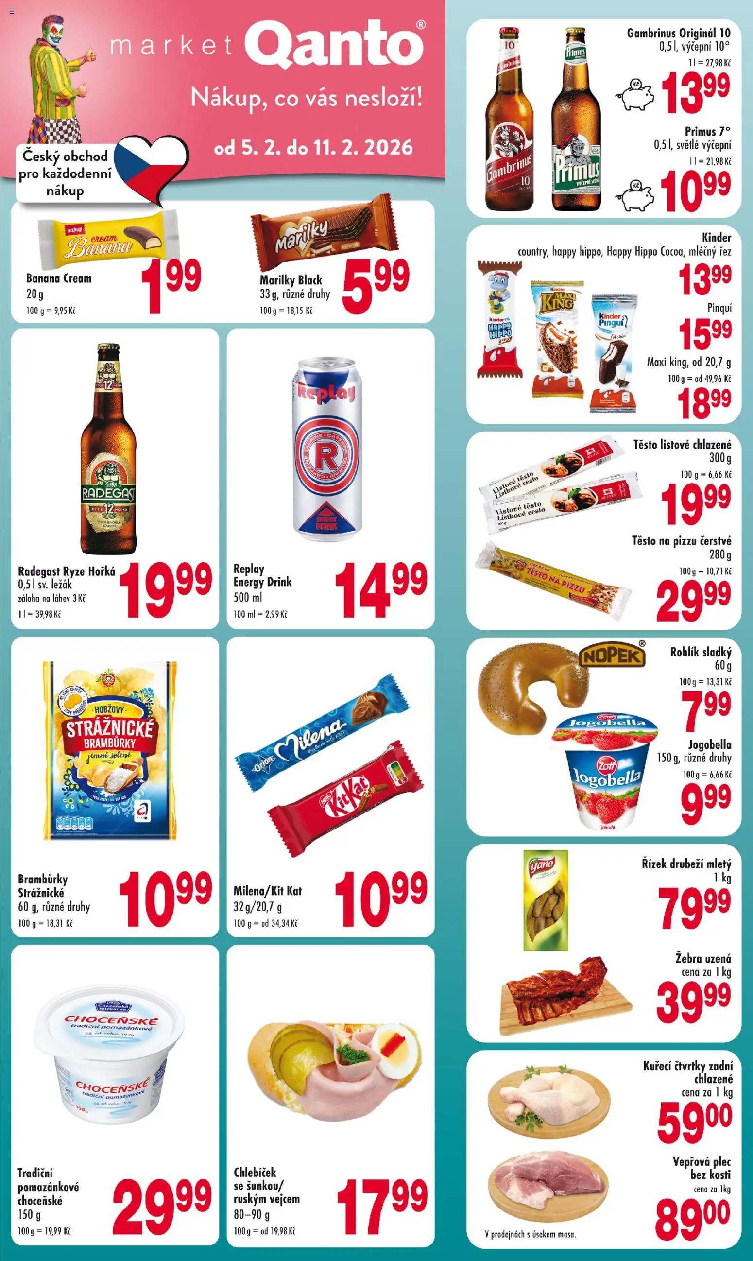 Astur & Qanto leták - strana 1- platný od 05.02.2026