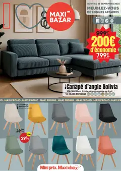 Aperçu Maxi Bazar catalogue valable à partir du 01/09/2025