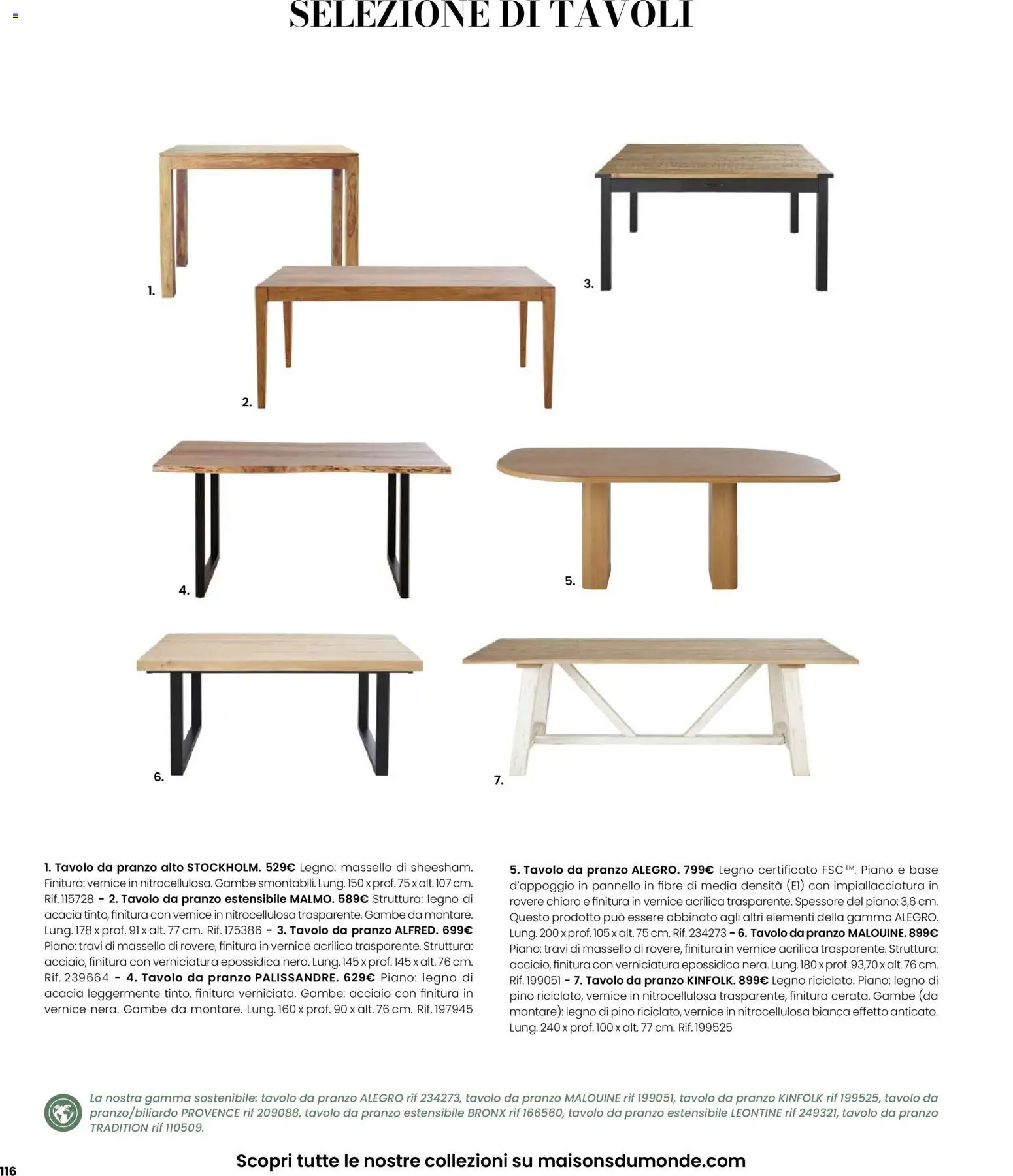 Volantino Maisons du Monde	 - pagina 116 - valido dal 12/02/2026