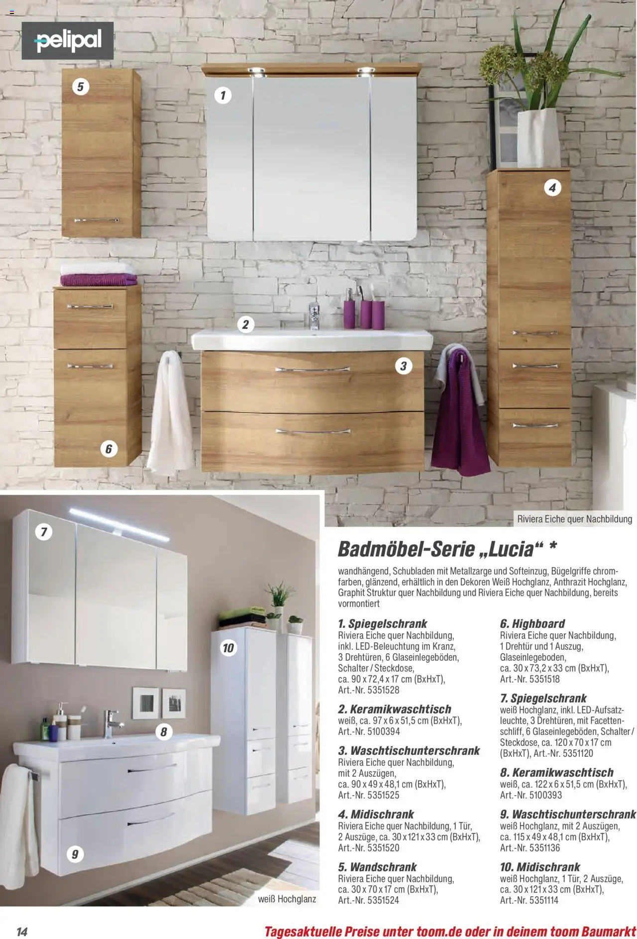 Toom Baumarkt Bad & Sanitär  - Seite 14 - gültig ab 01.09.2025