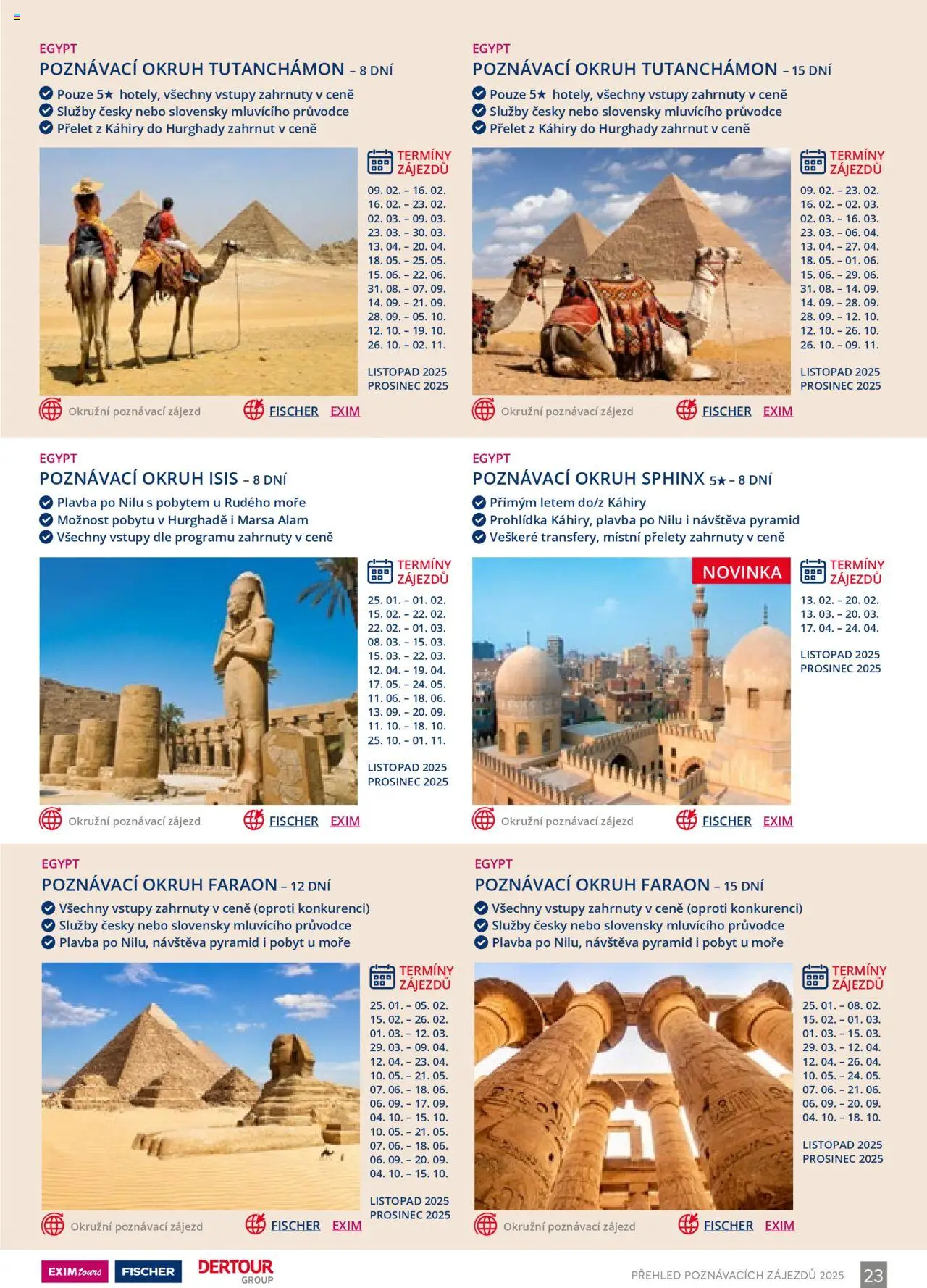 EXIM tours katalog - Poznávací zájezdy - strana 23- platný od 01.01.2025