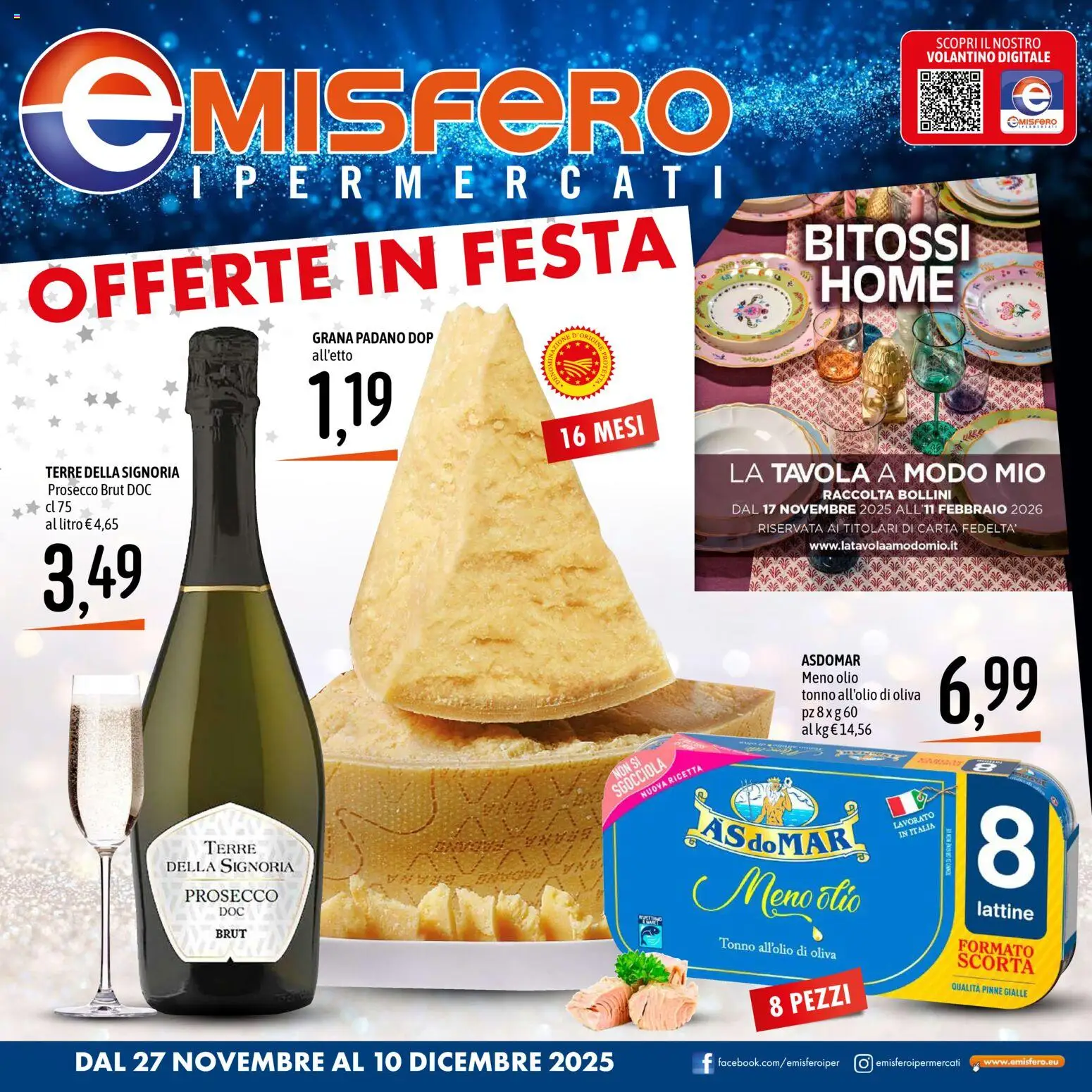 Volantino Emisfero	 - pagina 1 - valido dal 27/11/2025