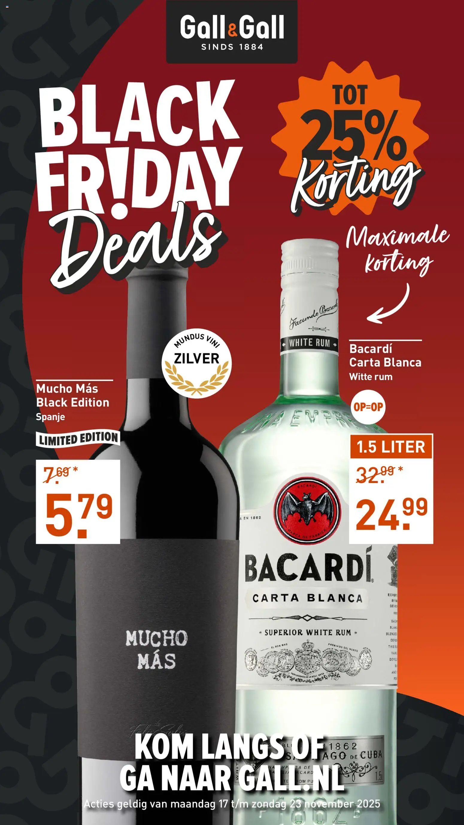 Gall en Gall - Black Friday - pagina 1- geldig vanaf 17-11-2025