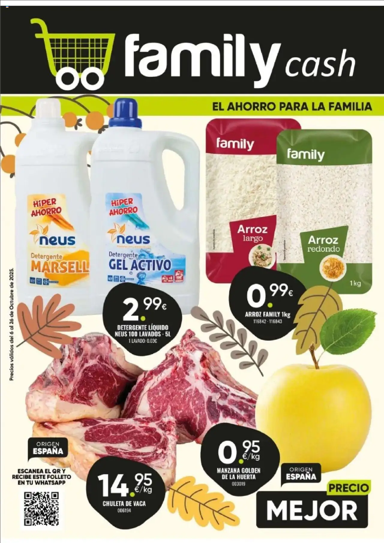 Family Cash folleto - Página de 1 - Válido desde 06/10/2025