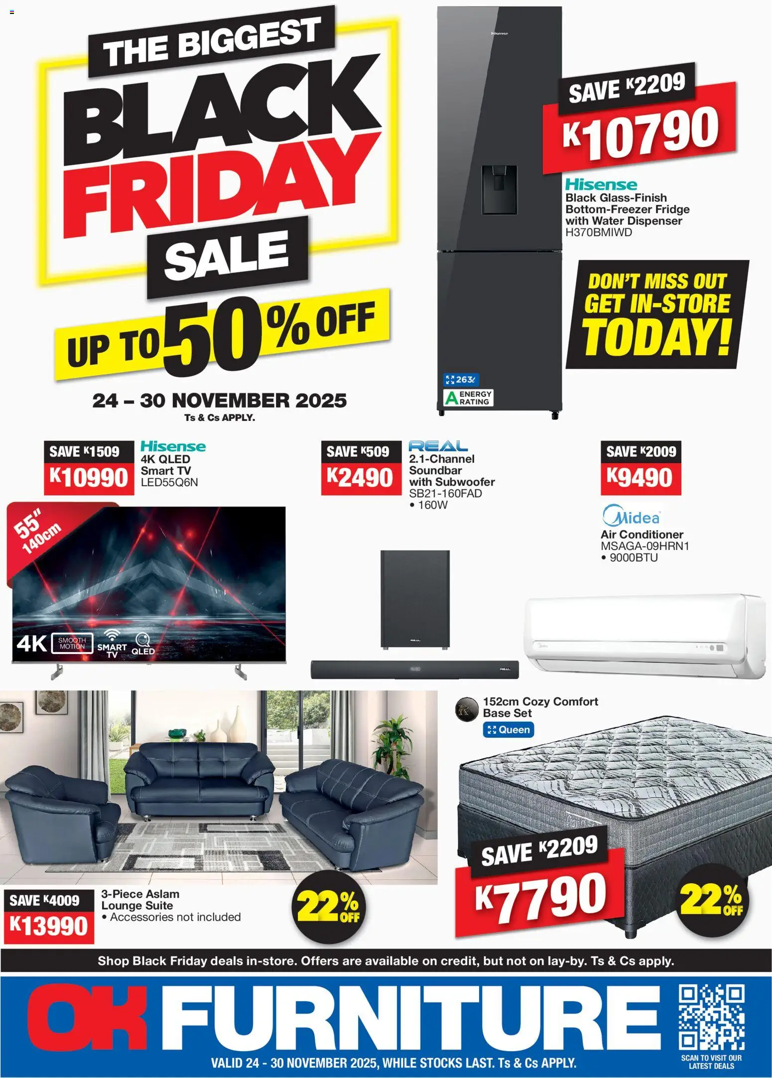 OK Furniture - Zambia Black Friday - page 1- valid from 24/11/2025