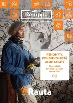 Esikatselu K-Rauta - K-Raudan palvelut sujuvaan remonttiin voimassa alkaen 08/01/2024