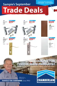Preview Chamberlain Specials valid from 01/09/2025