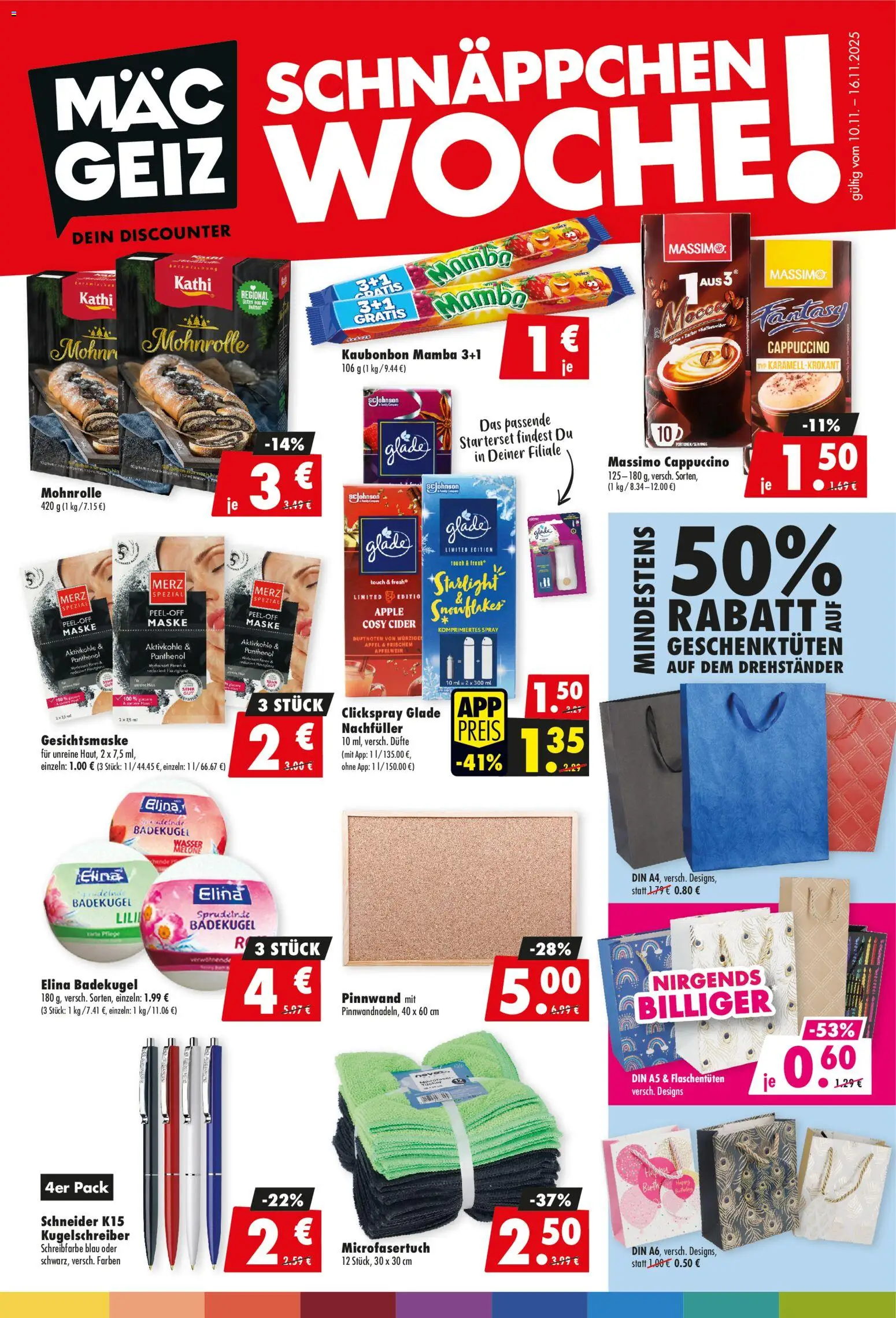 Mäc Geiz Prospekt 	 - Seite 1 - gültig ab 10.11.2025