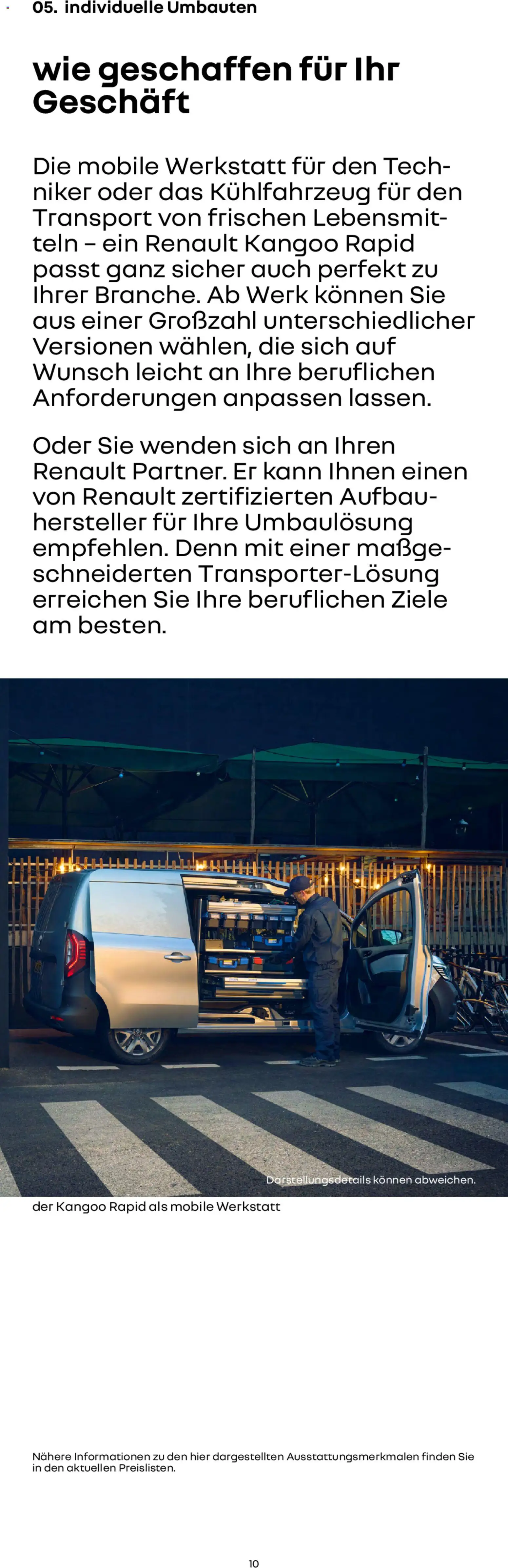 Renault Kangoo Rapid E-Tech - Seite 10 - gültig ab 15.01.2026