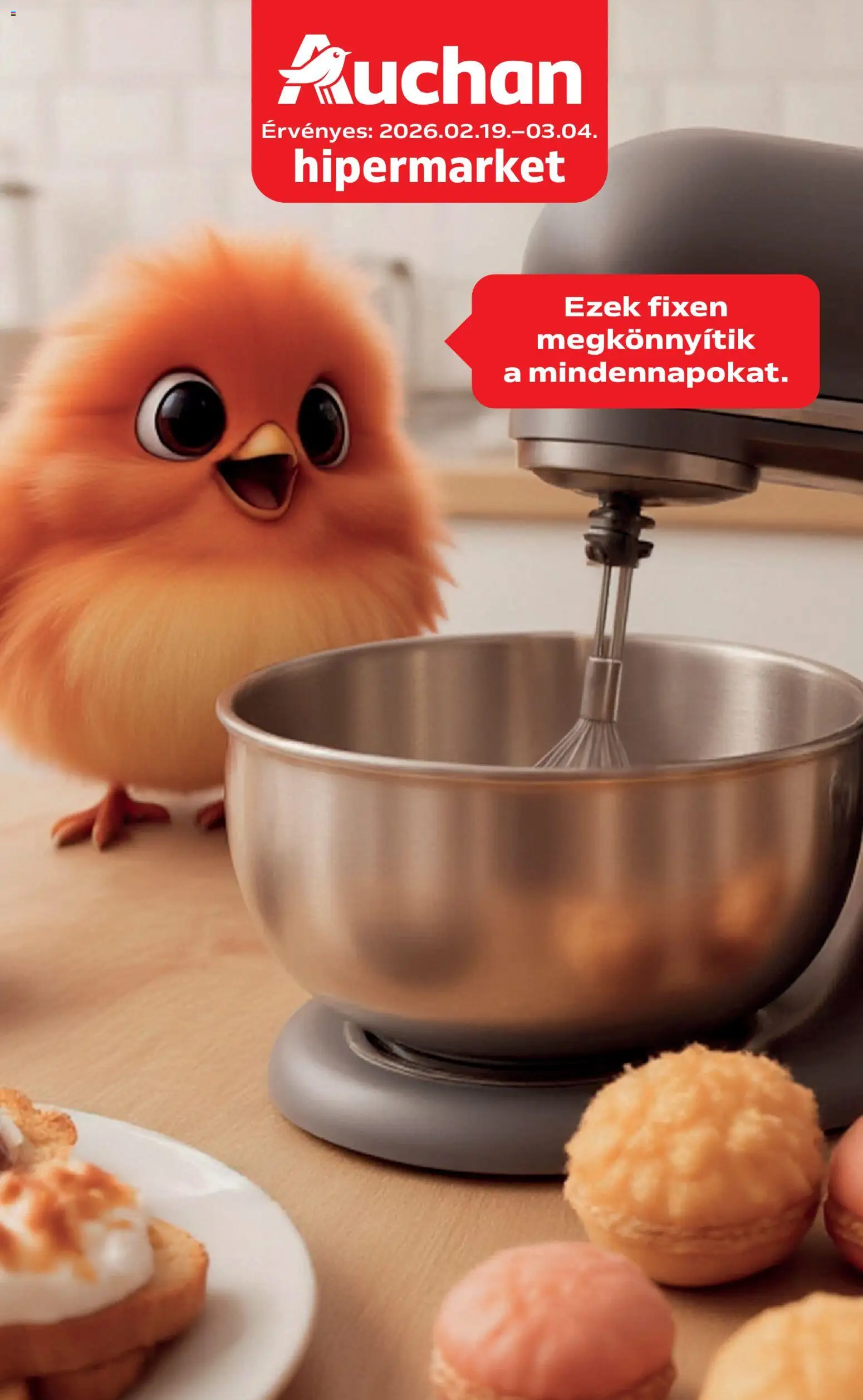 Auchan - Elektronikai ajánlataink - 1oldal - érvényes 2026.02.19.-tól