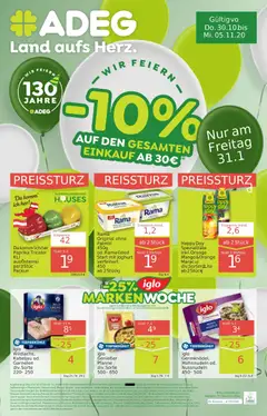 Vorschau ADEG Vorarlberg gültig ab 30.10.2025