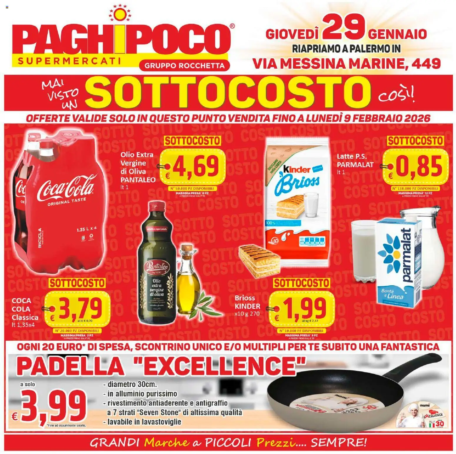 Paghi Poco Riapertura Palermo catalogo - pagina 1 - valido dal 29/01/2026