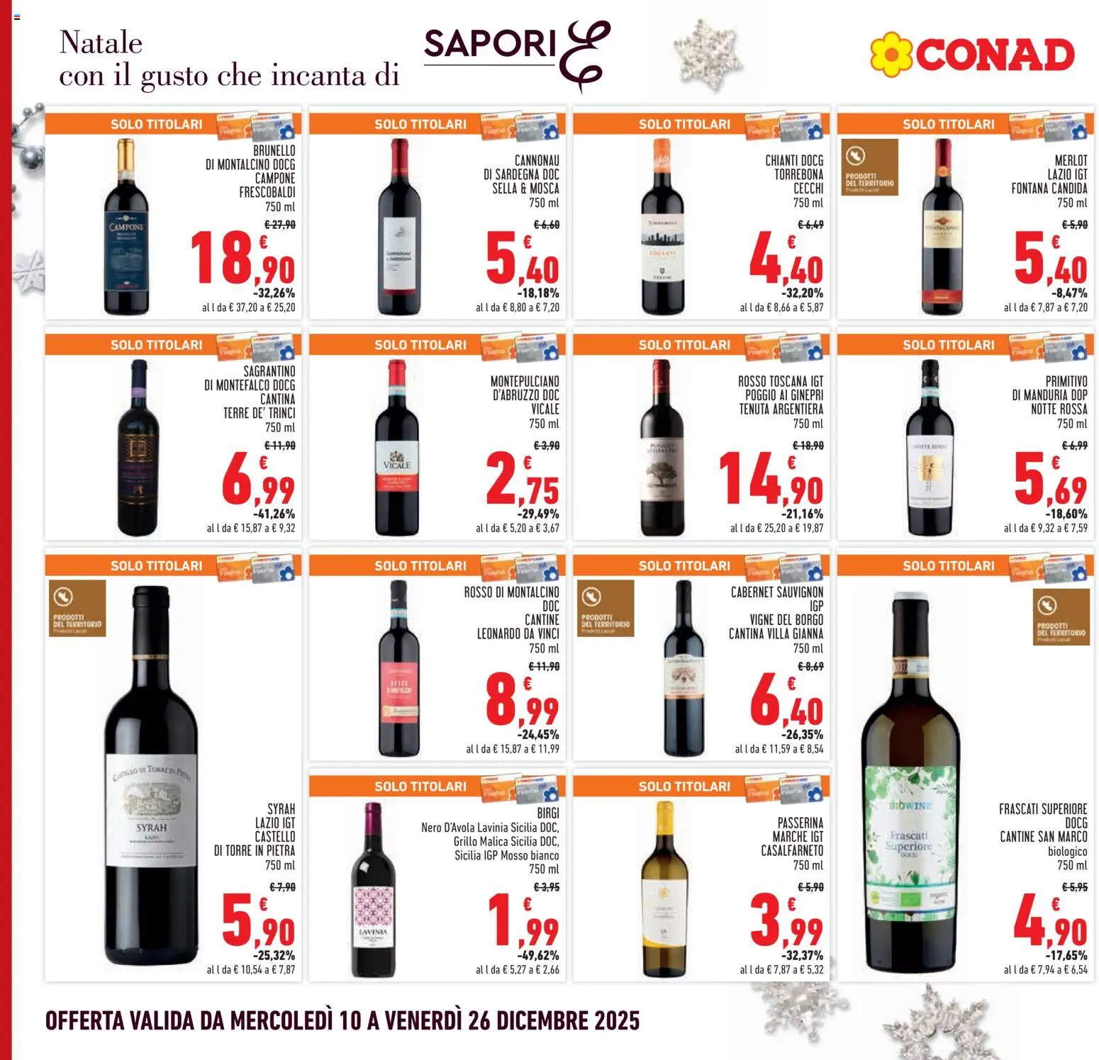 Volantino Conad	 - pagina 6 - valido dal 10/12/2025