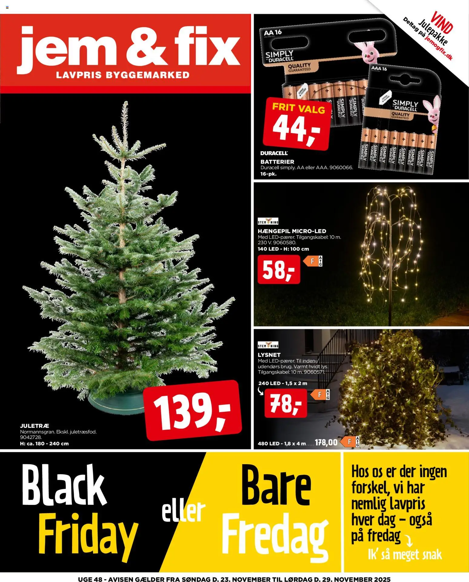 Jem & fix - Black Friday - side 1- gyldig fra 23/11/2025