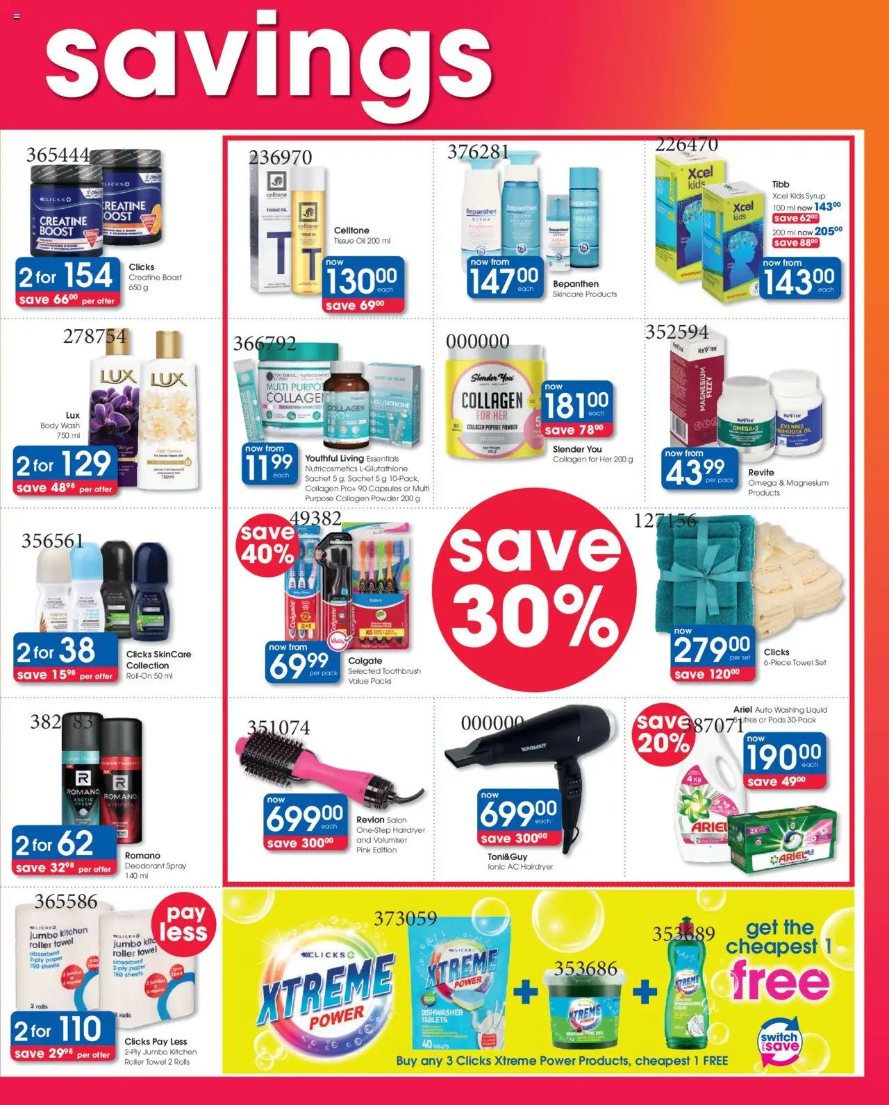 Clicks Specials - page 3- valid from 22/07/2025