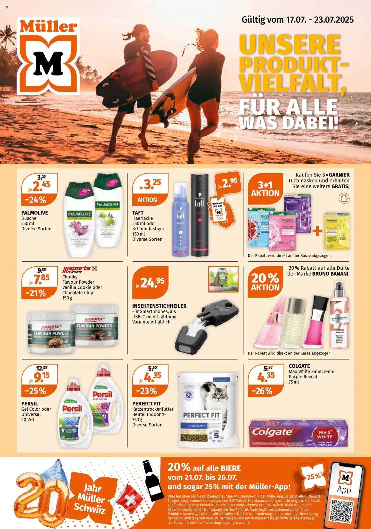 Müller Aktionen - Seite 1- gültig ab 17.07.2025