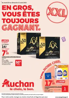 Aperçu Auchan prospectus valable à partir du 19/08/2025