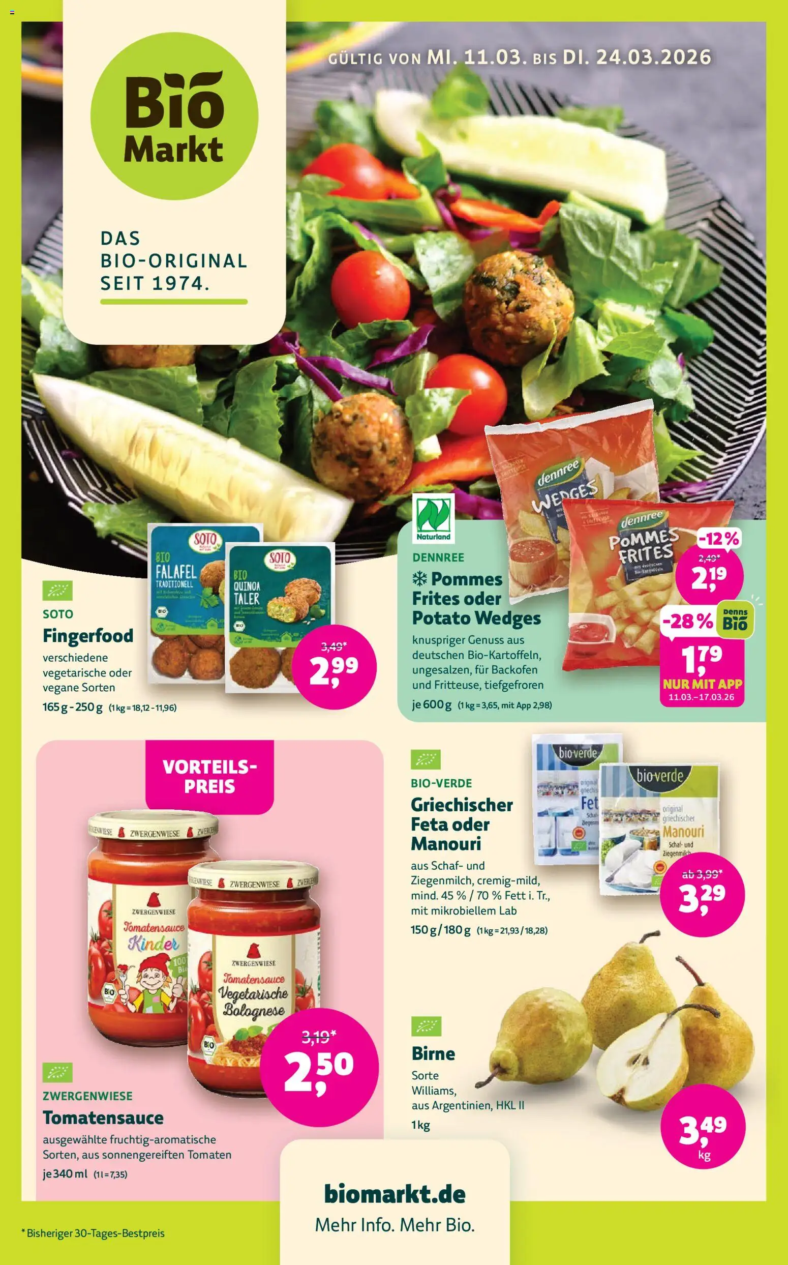 BioMarkt Prospekt - Seite 1 - gültig ab 11.03.2026