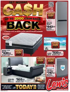 Preview Lewis Stores Lesotho Cash Back Brochure  valid from 13/04/2026