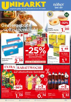 Vorschau Unimarkt Süd gültig ab 29.10.2025