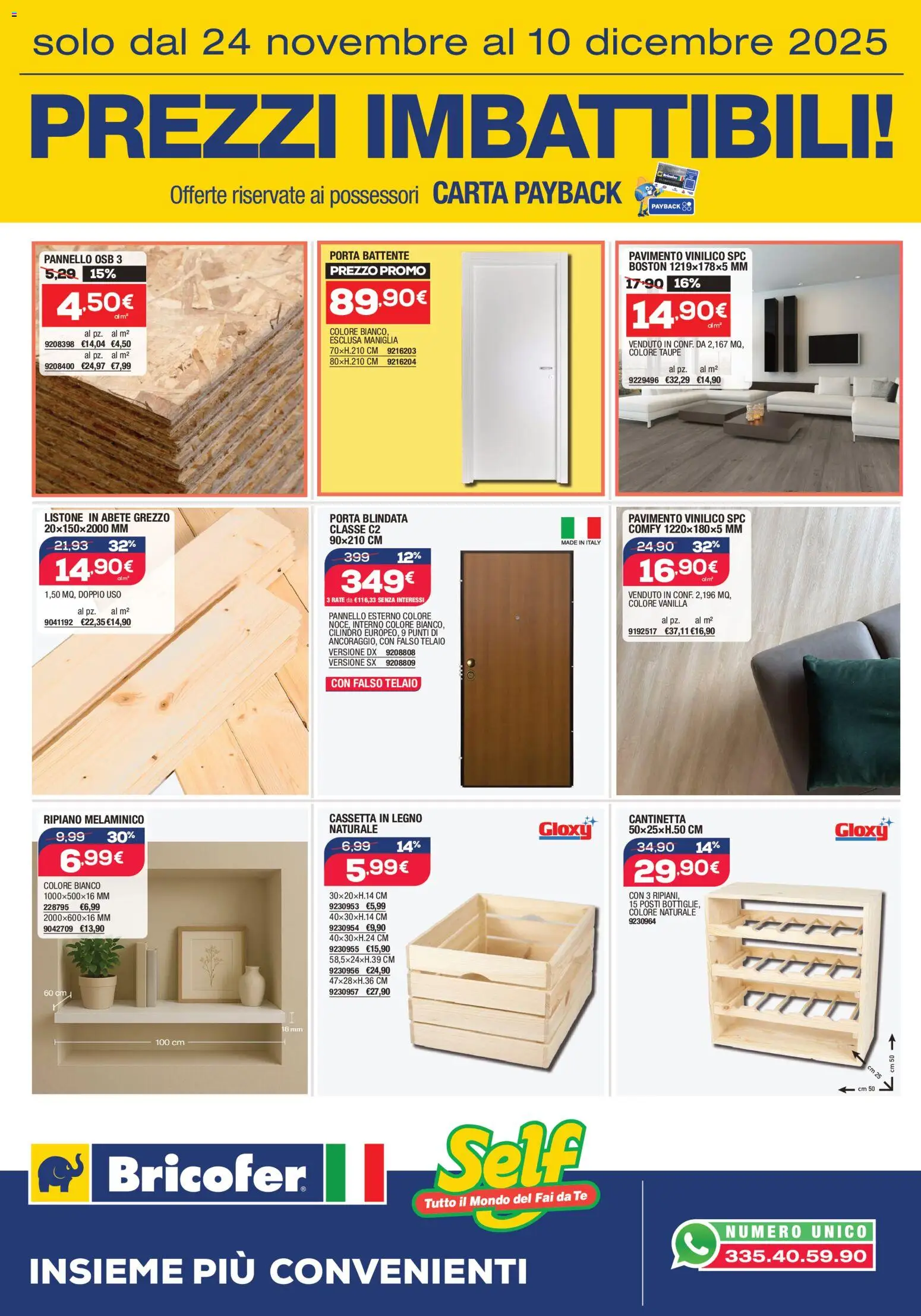 Volantino Bricofer	 - pagina 4 - valido dal 24/11/2025