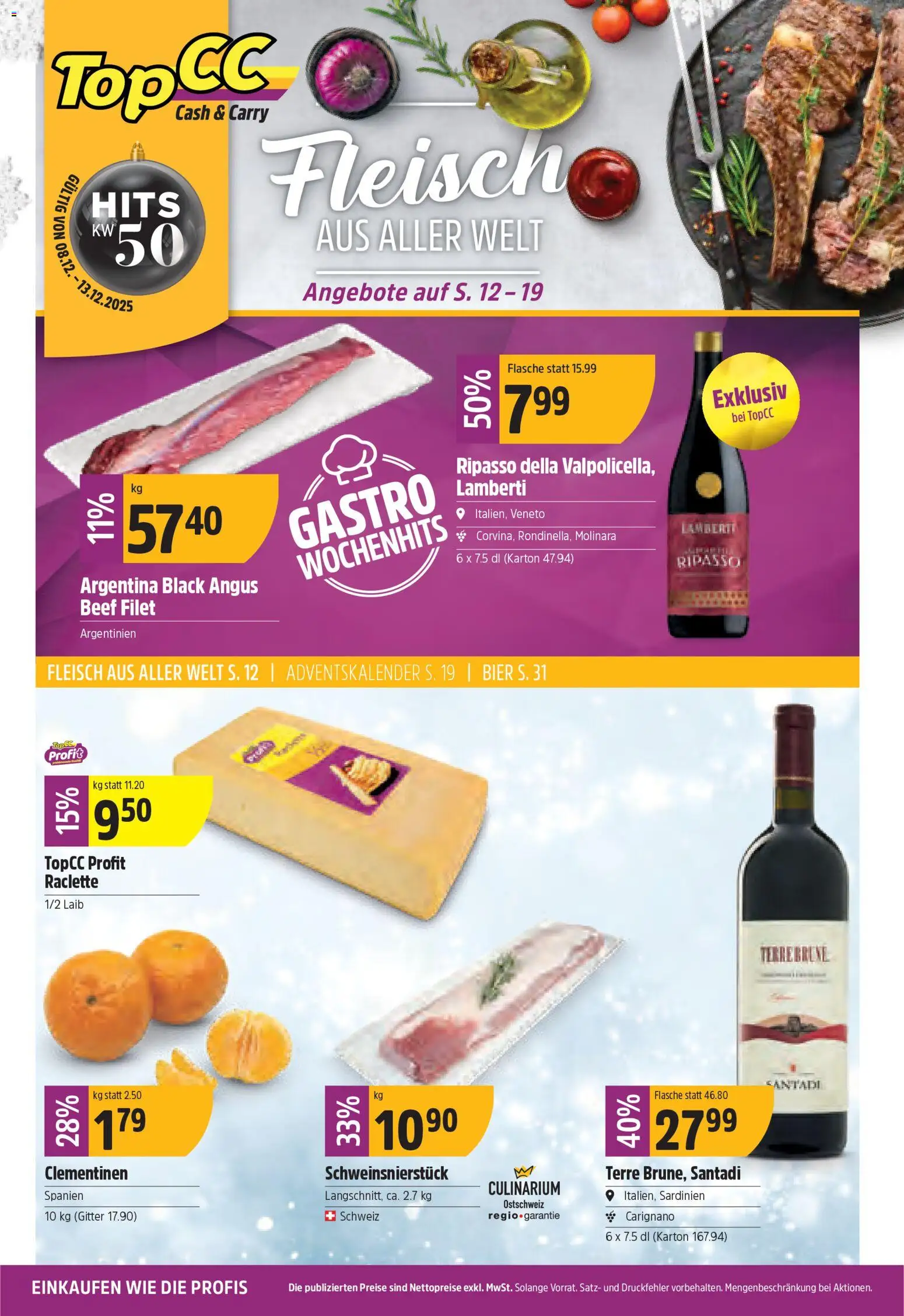 TopCC Aktionen - Seite 1- gültig ab 08.12.2025
