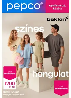 Előnézet Pepco akciós újság érvényes 2026.04.16.-tól