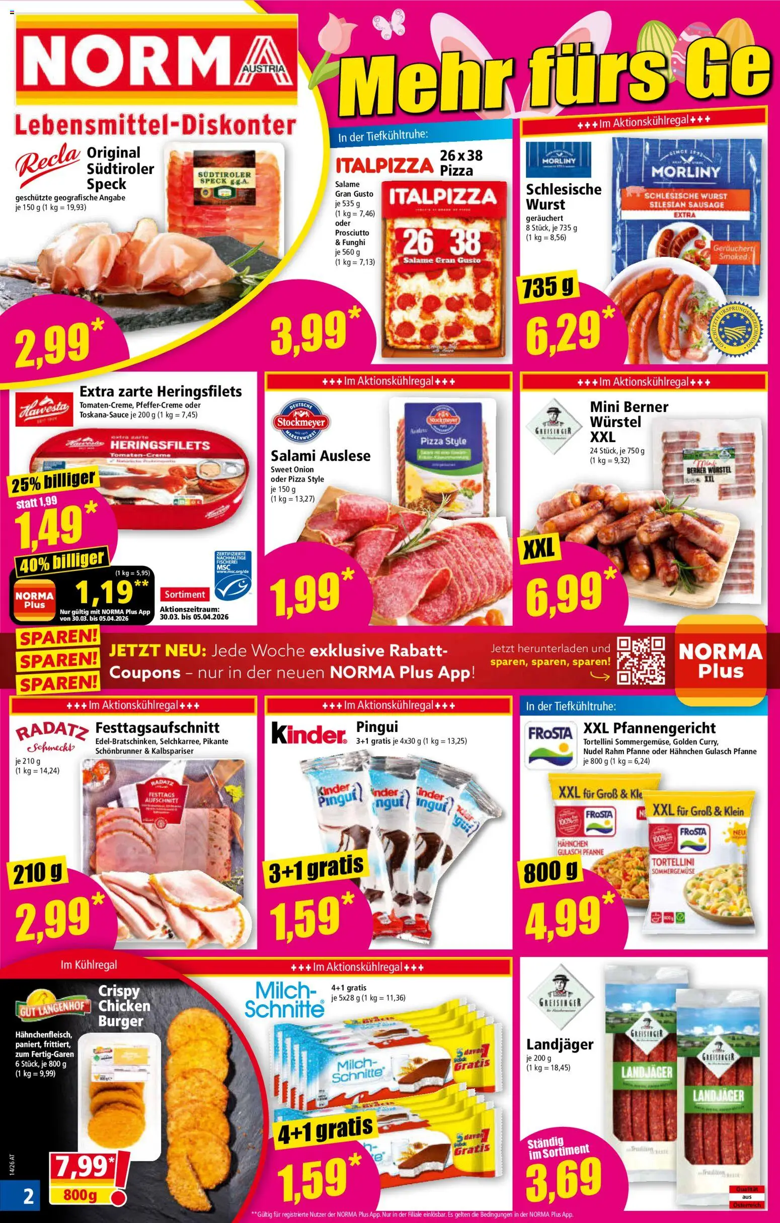 Norma Flugblatt - page 2- valid from 30.03.2026