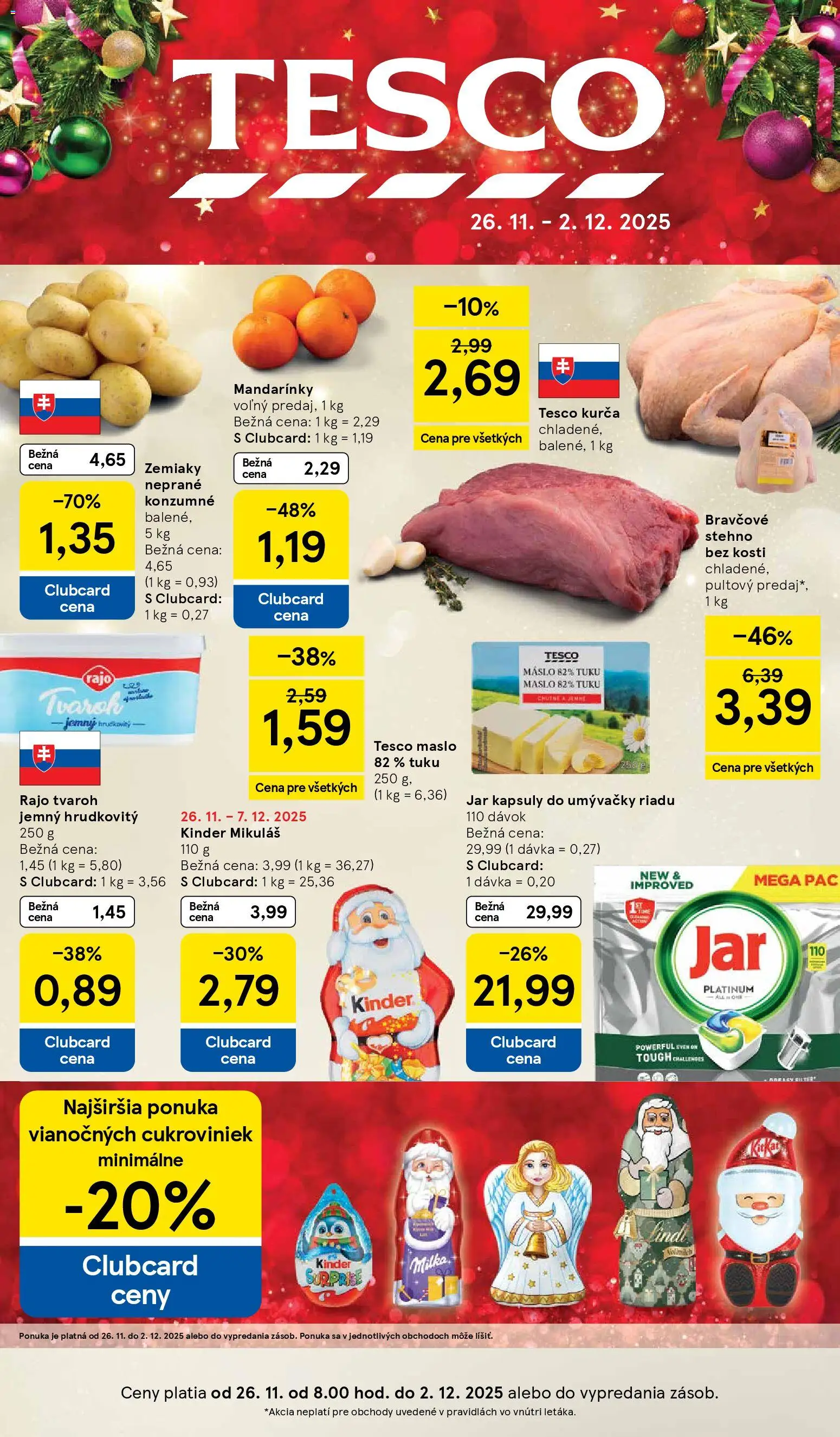 Tesco - Black Friday - strana 1- platný od 26.11.2025