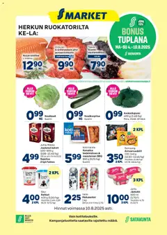 Esikatselu S-market tarjoukset voimassa alkaen 04/08/2025