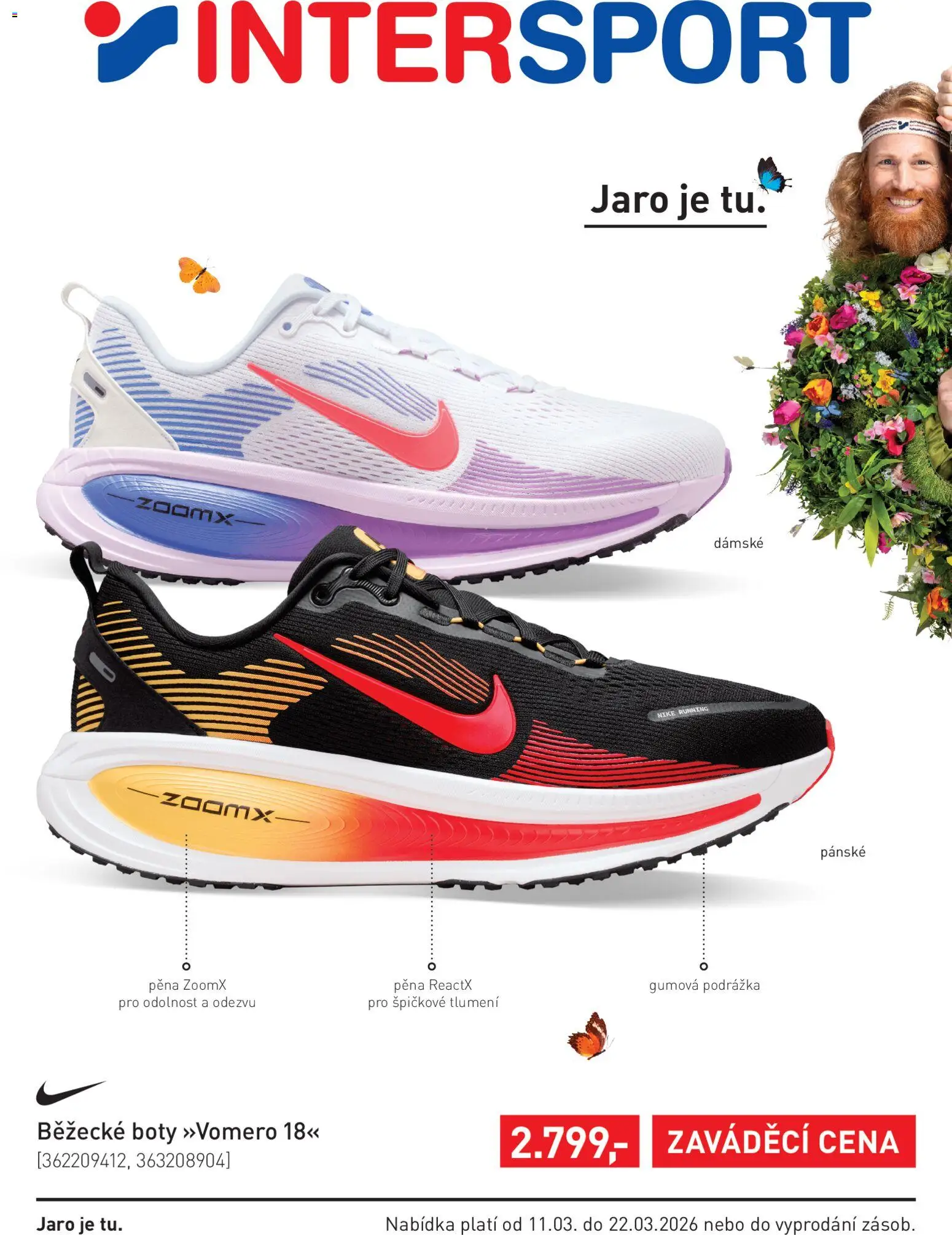 Intersport leták - strana 1- platný od 11.03.2026