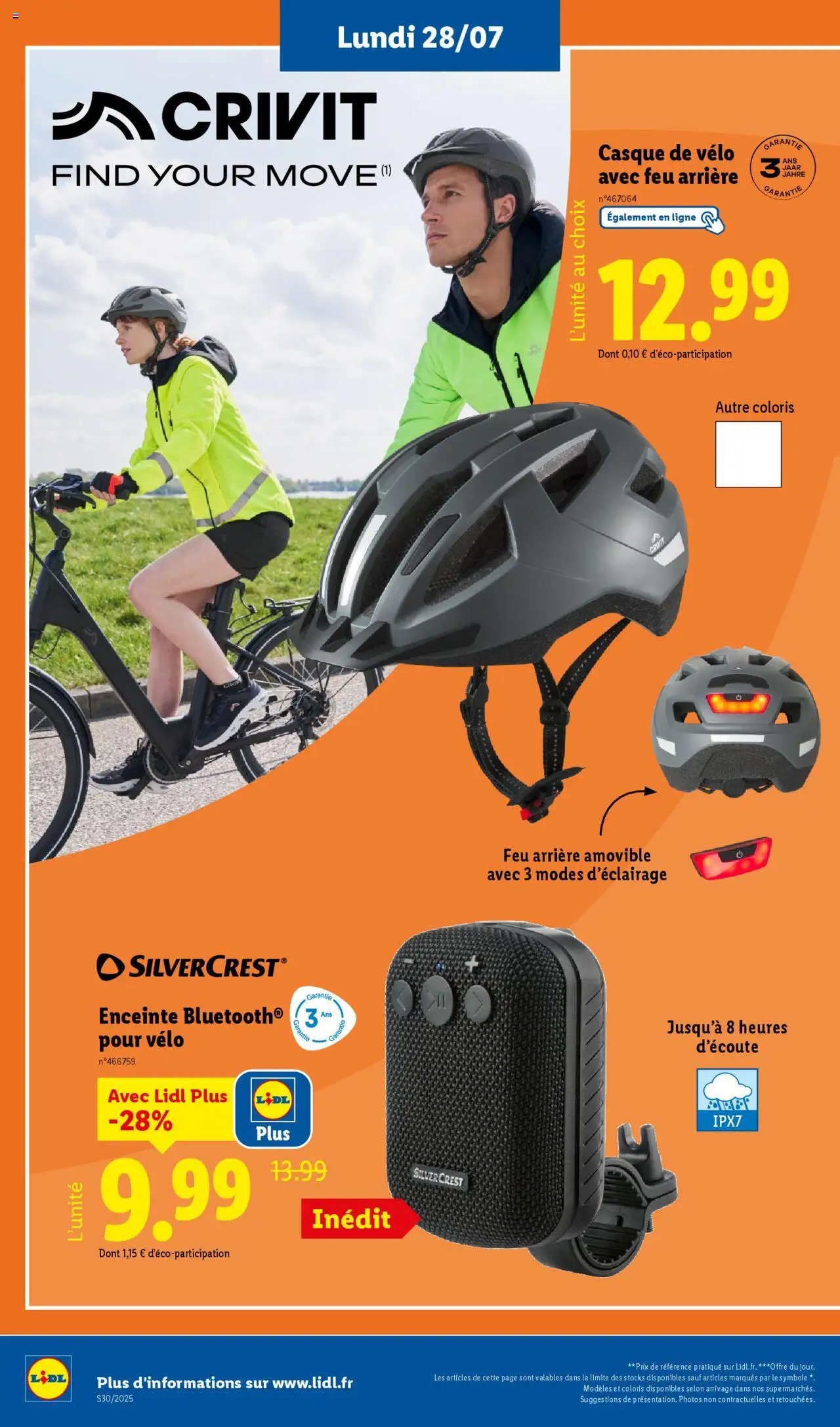 LIDL catalogue semaine 29 - page 60 - valable à partir du 24/07/2025