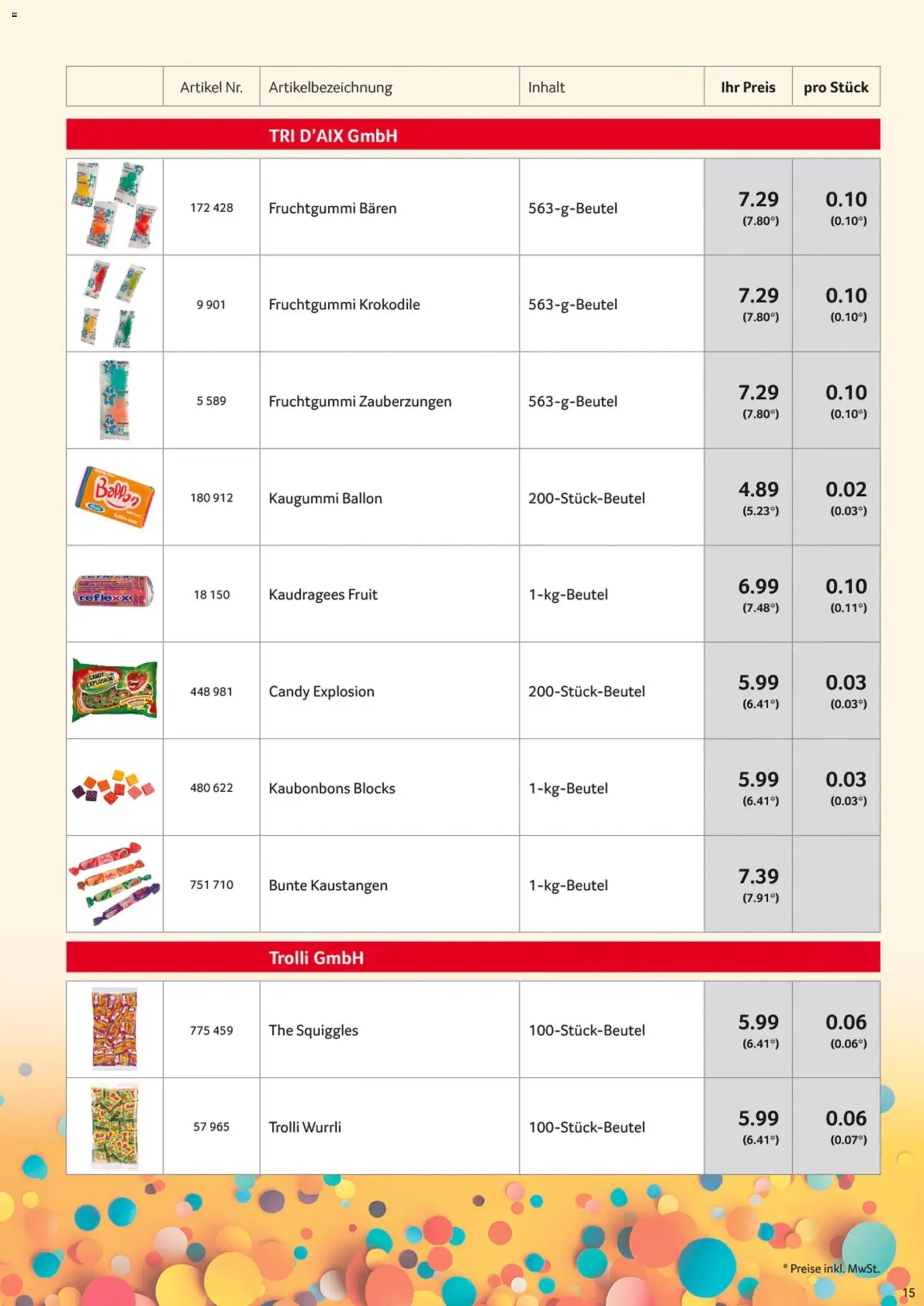 Selgros Karnevalssortiment - Seite 15 - gültig ab 01.11.2025