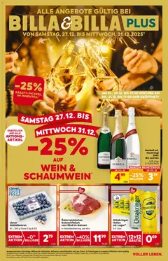 Vorschau Billa Flugblatt gültig ab 27.12.2025