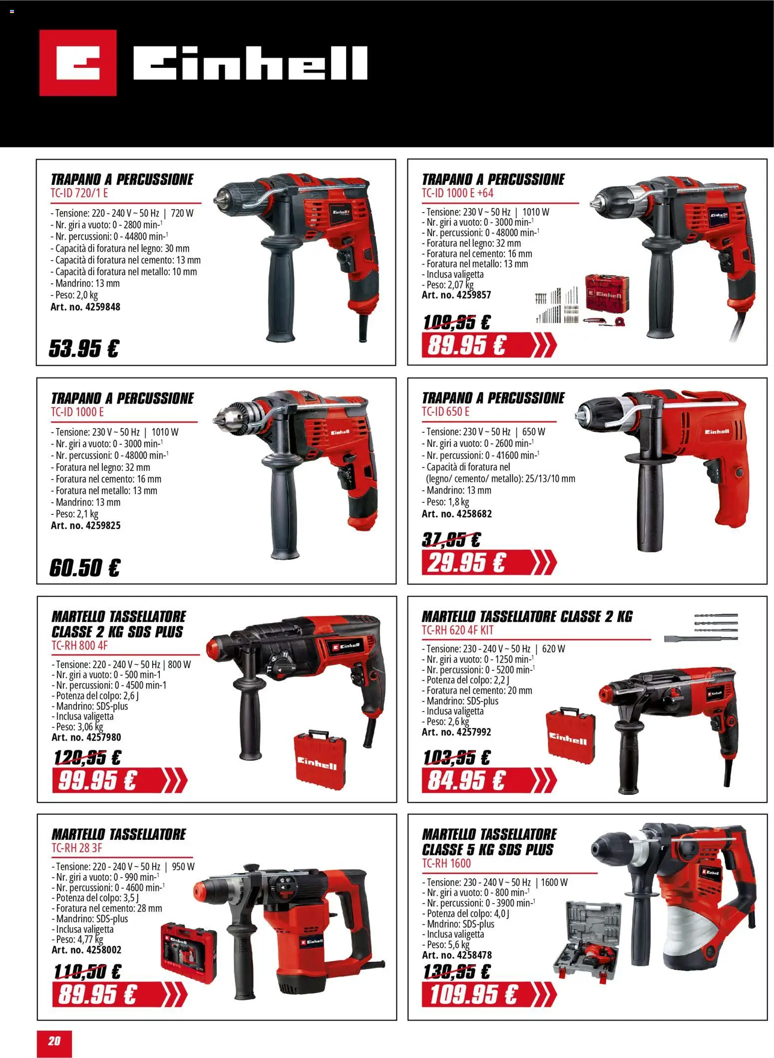 Volantino Einhell	 - pagina 20 - valido dal 02/02/2026