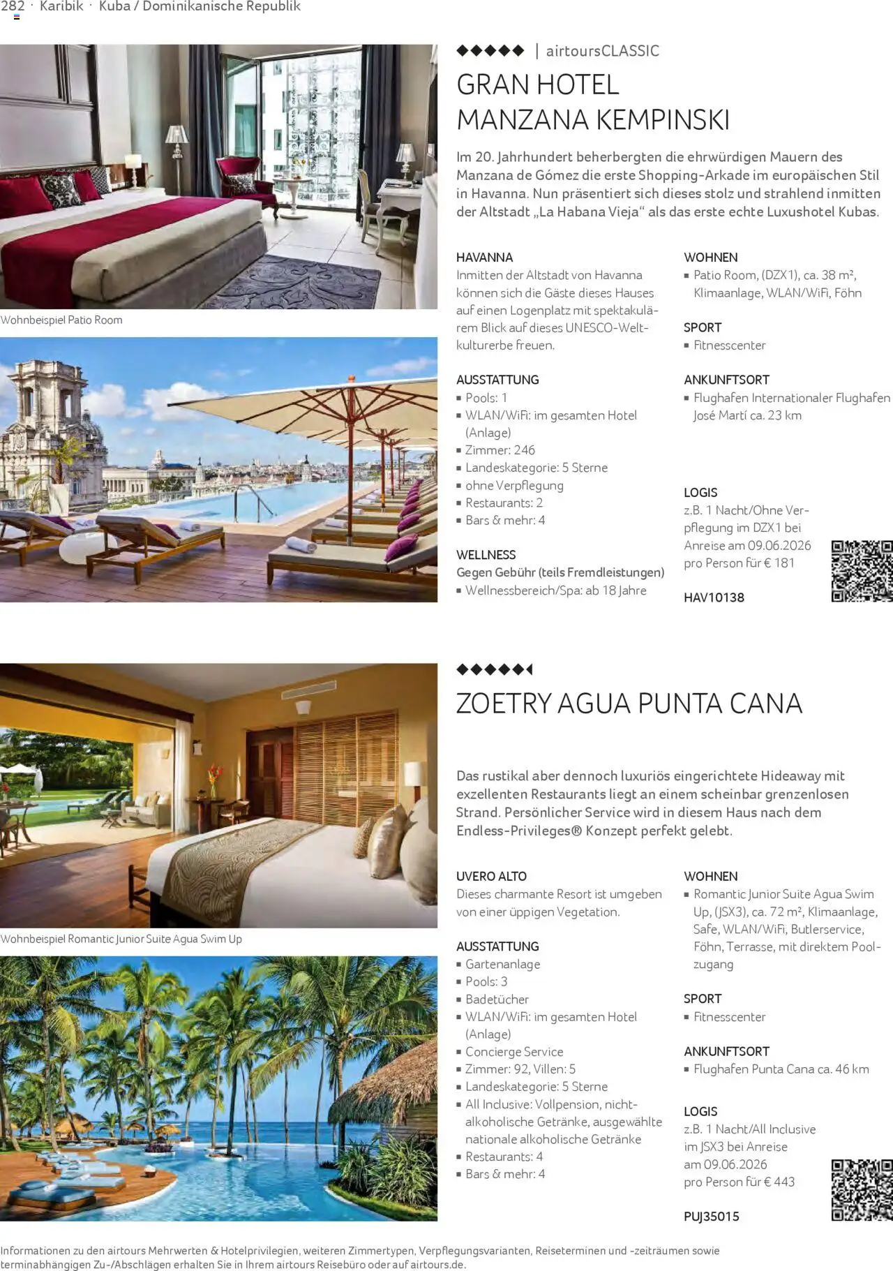 TUI airtours Katalog  Erstklassige Fernreisen 2025/26 - Seite 282 - gültig ab 01.11.2025