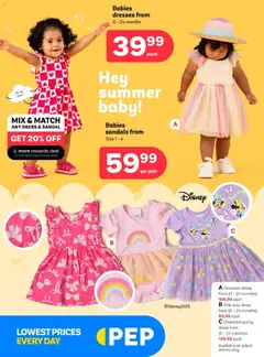 Preview PEP Stores - Summer Dresses November  valid from 24/10/2025