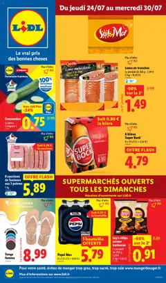 Aperçu LIDL catalogue semaine 29 valable à partir du 24/07/2025