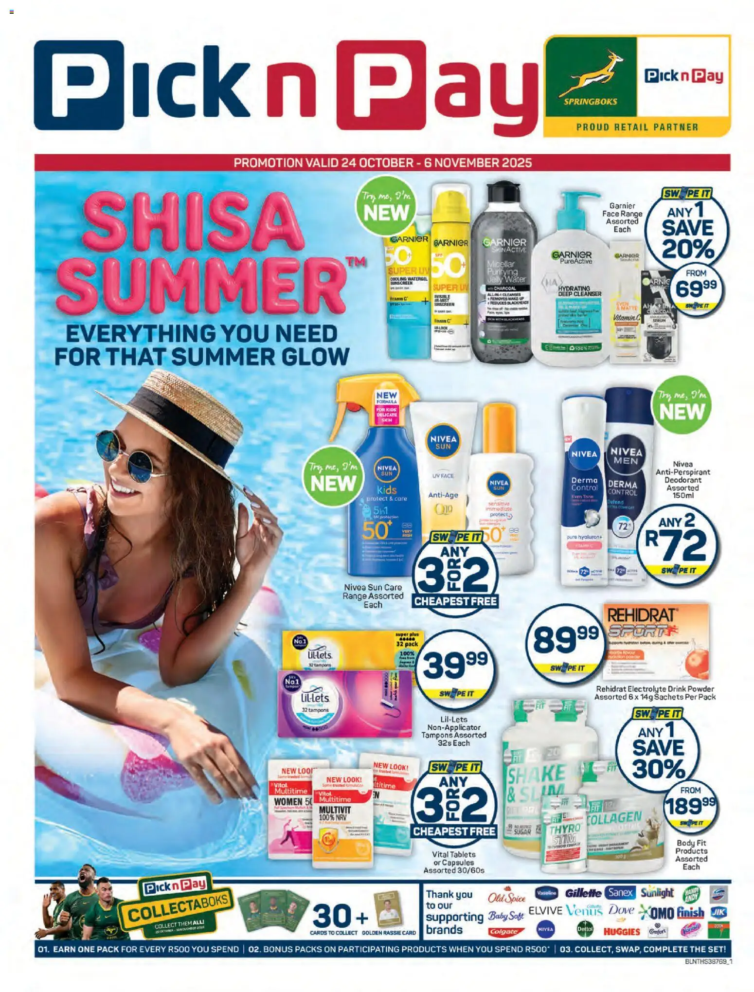 Pick n Pay - Health & Beauty Specials - page 1- valid from 24/10/2025