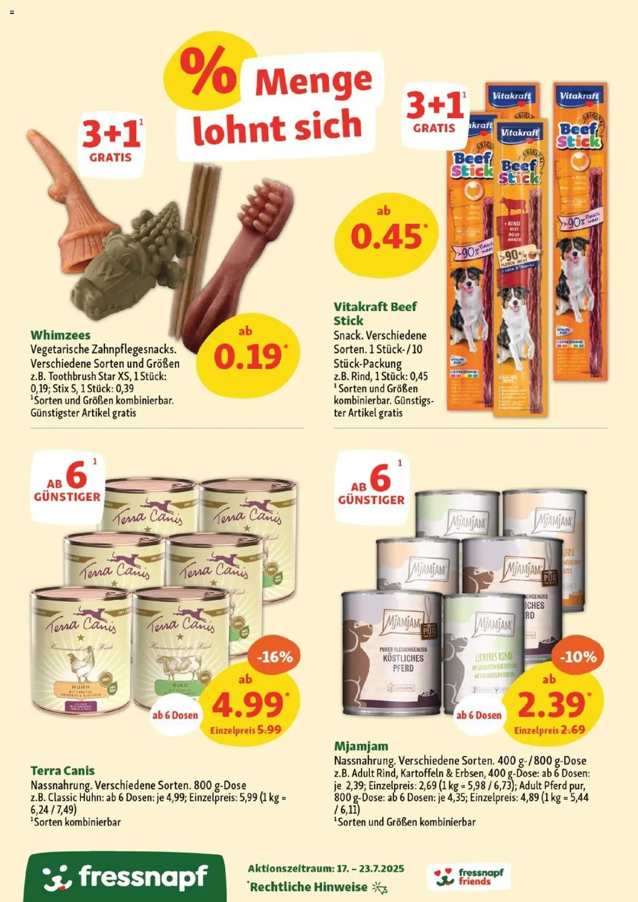 Fressnapf Aktionen - Seite 3- gültig ab 17.07.2025
