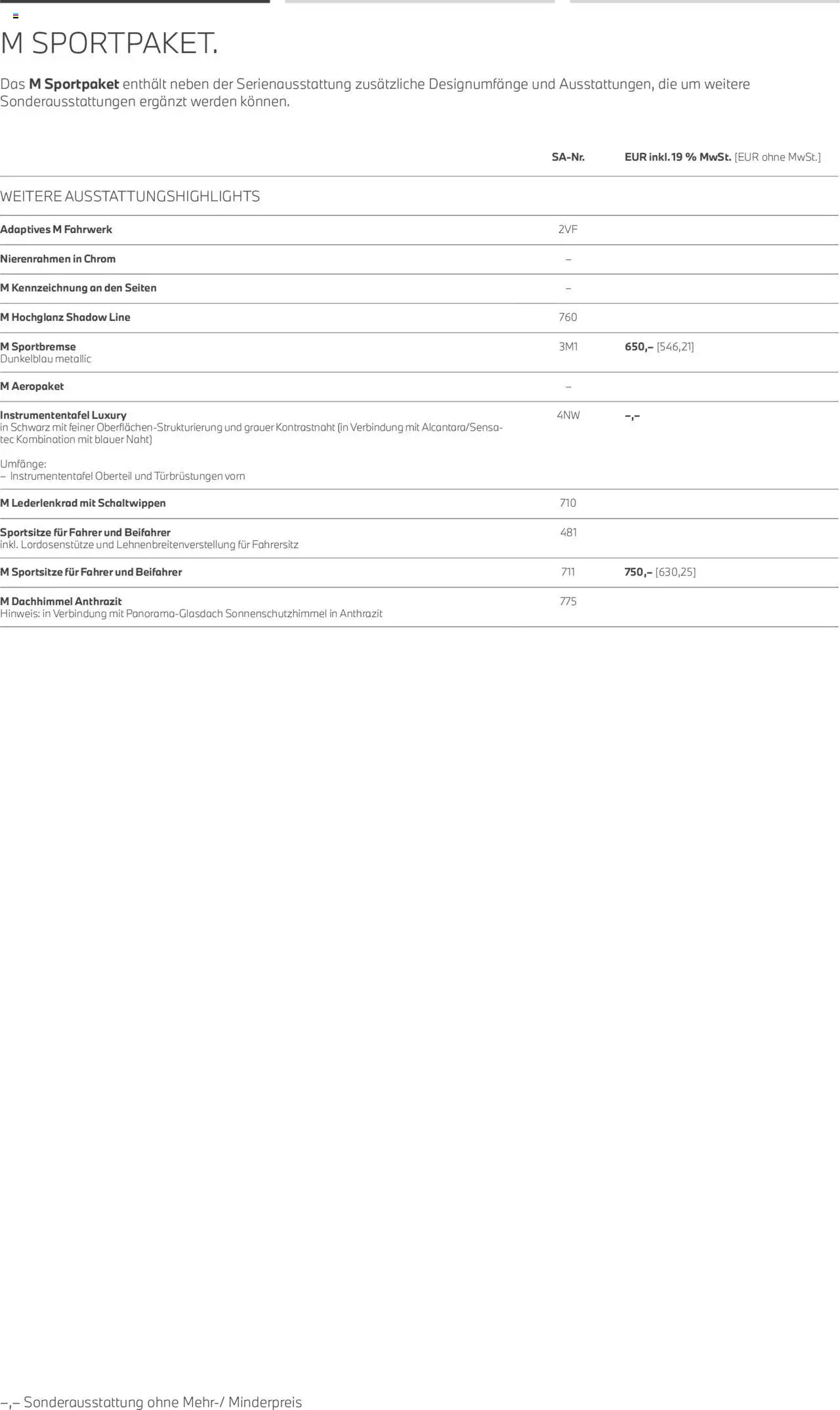 BMW X2 - Seite 8 - gültig ab 01.07.2025