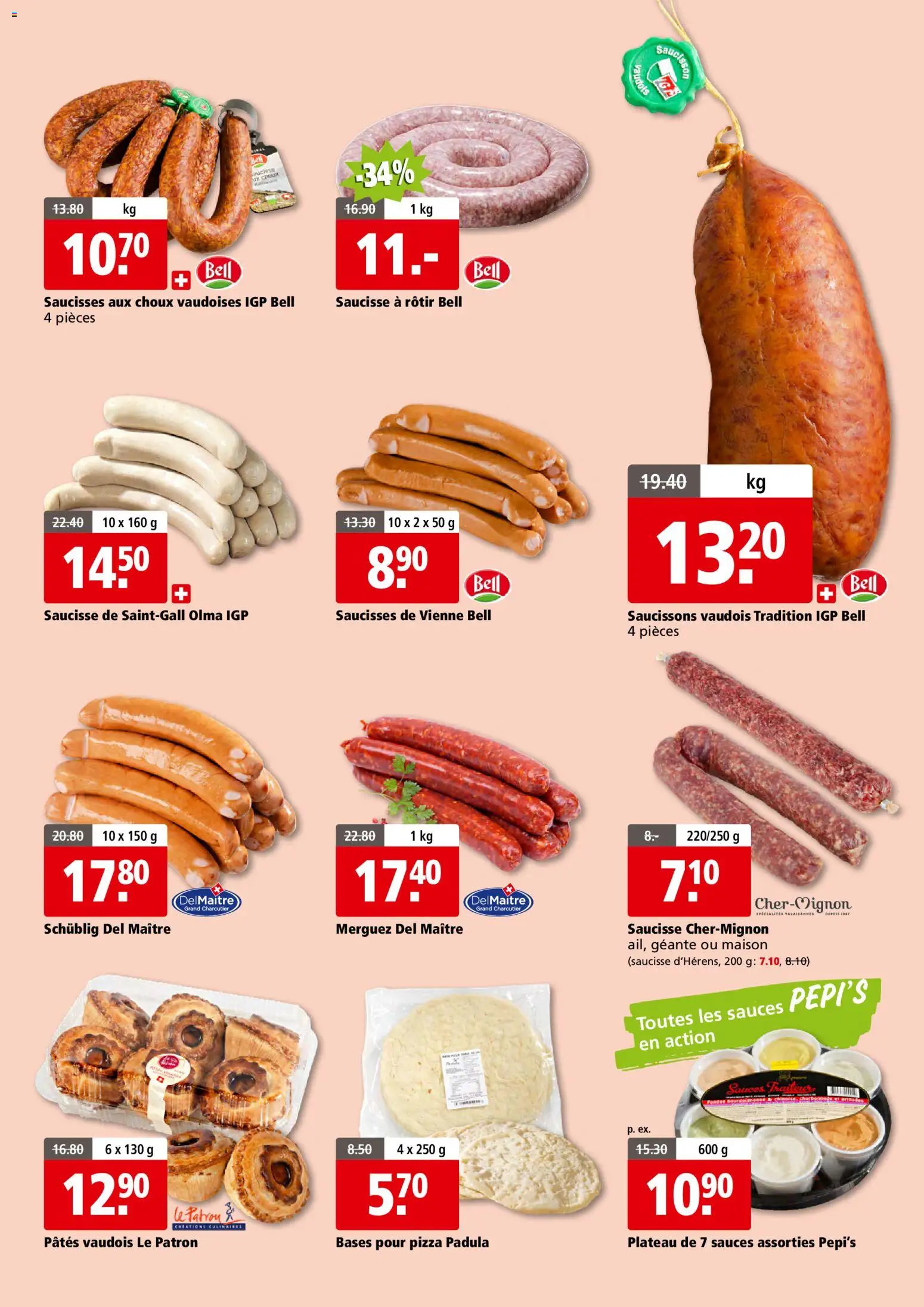 Aligro Aktionen Foire à la Viande Chavannes, Matran, Genève, Sion - page 7- valid from 23.08.2026